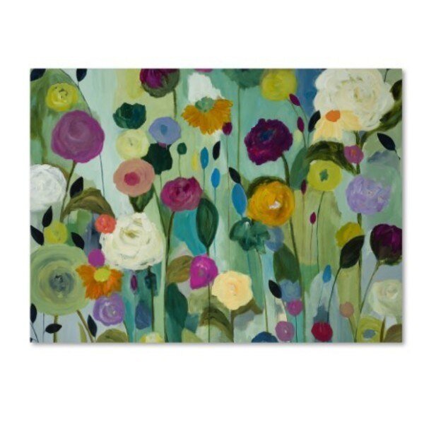 Carrie Schmitt 'Soul Blossoms' Canvas Art, 14x19, Trademark Fine Art, Mfr#: ALI5319-C1419GG